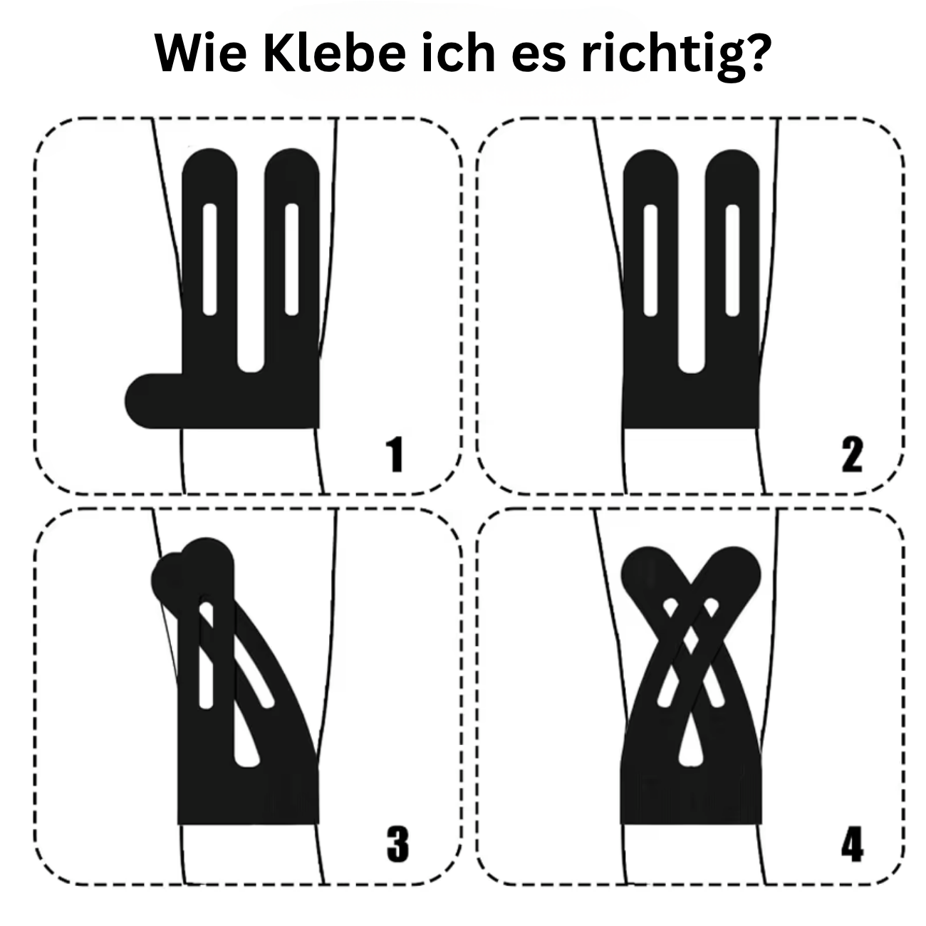 10 Kinesio Tapes + Guide