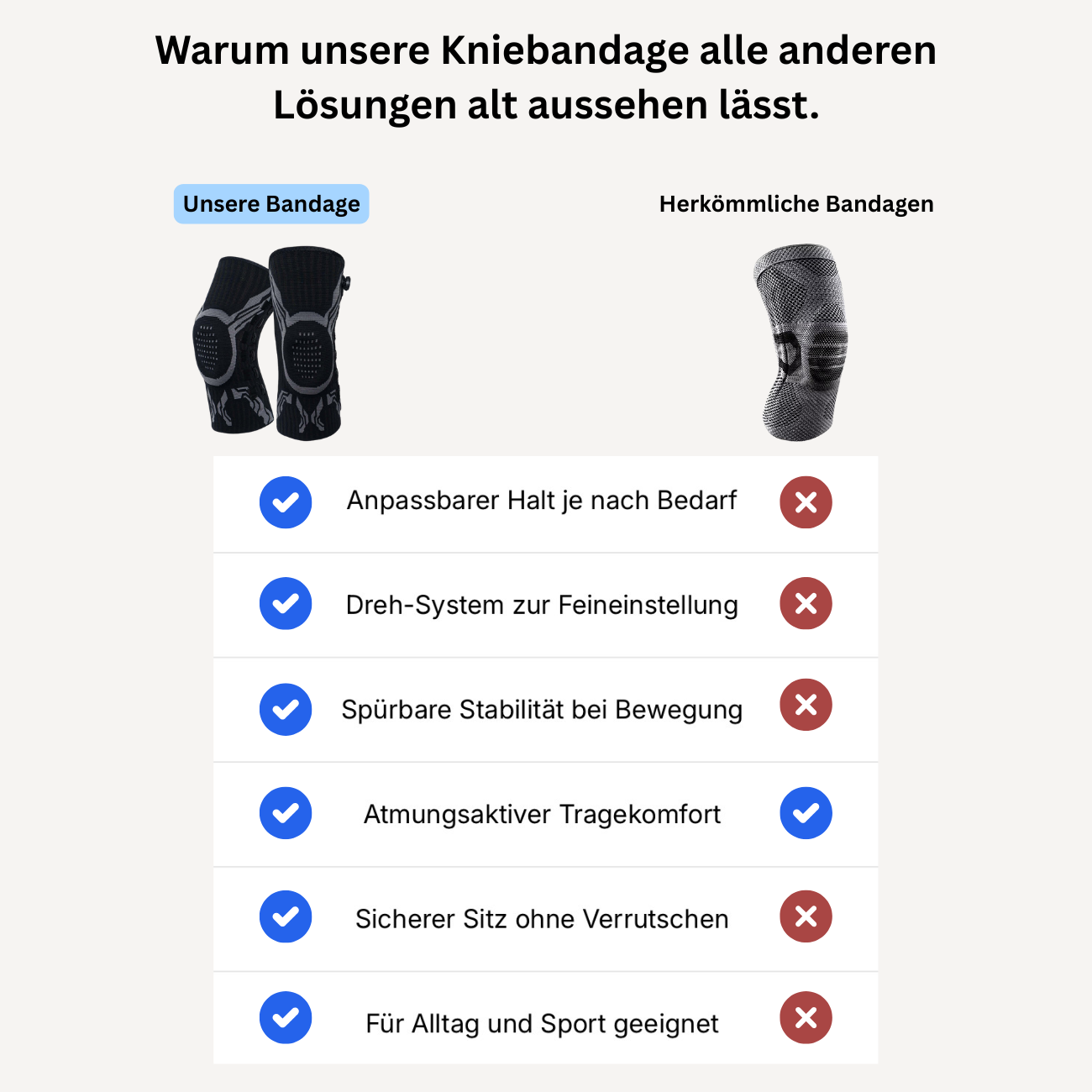 Kniebandage